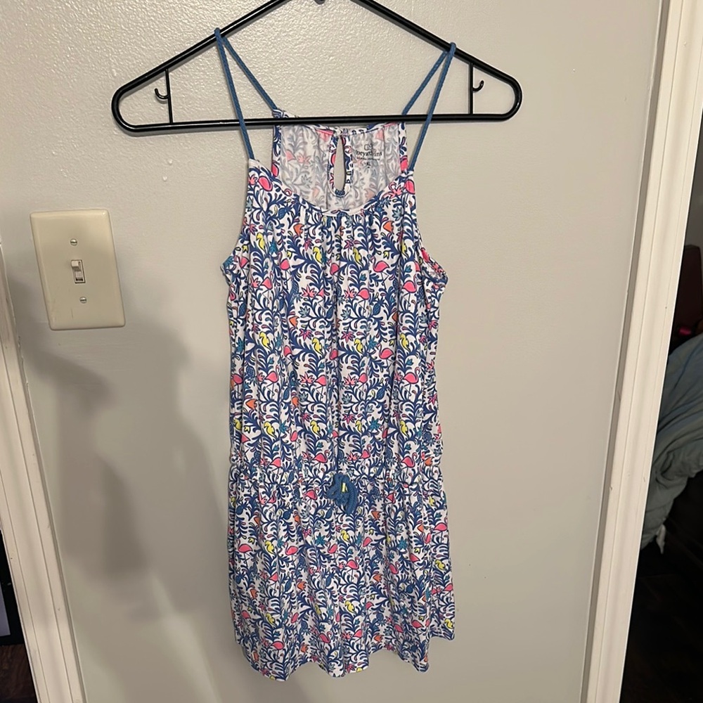 Vineyard Vines Blue and Pink Floral Romper